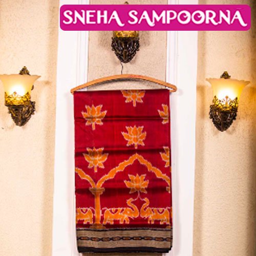 Khandua Hati Padma Phula Silk Paata