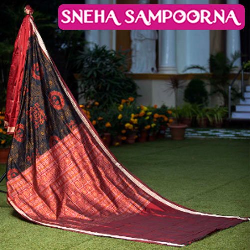 Lakshmi Pada Patli Bandha Sambalpuri Silk Paata